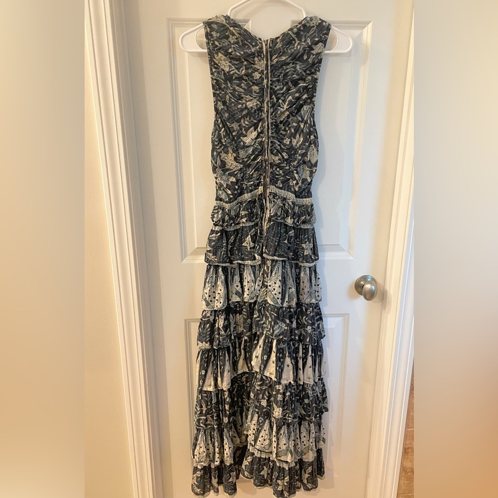 Ulla Johnson Tiered Ruffled Maxi Dress - Picture 3 of 9